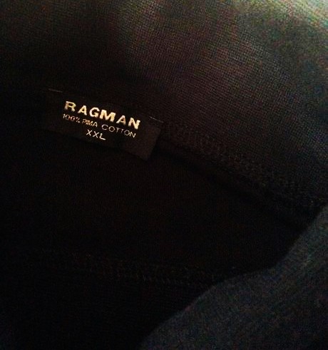 Bavlnený rolák ragman, xxl