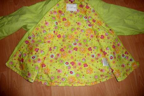 Vynil fraise kabát, kvalitný, v. 122-128 / 7rokov, 122