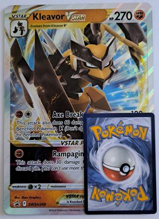 Pokémon jumbo karta kleavor vstar, 