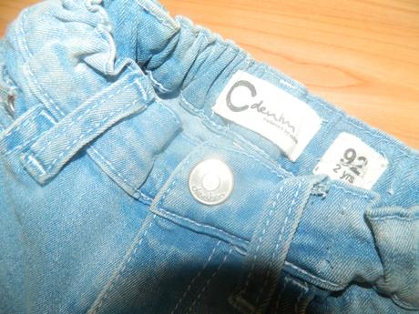 Dievčenske rifle 2r., denim,92