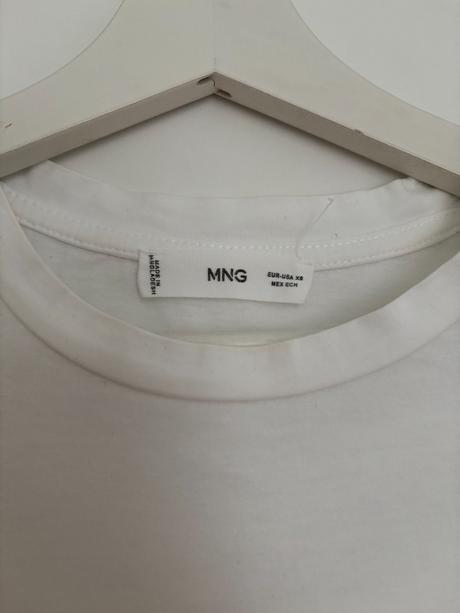 Biele tričko mango, mango,xs