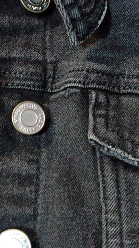 Rifľová bunda, moderná, málinko nosená, stradivarius,26