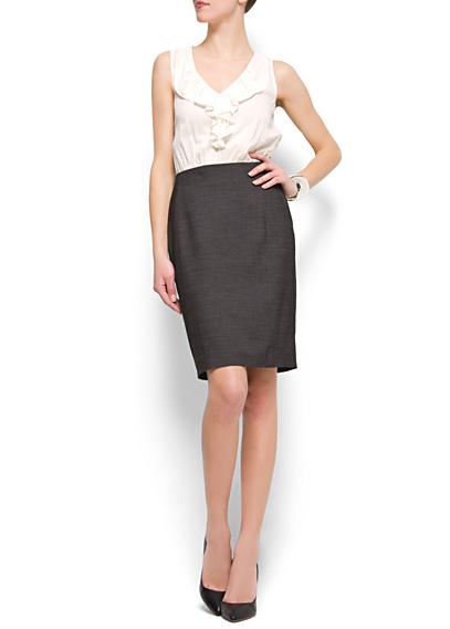 Kombinované šaty mango v. xs, mango,xs