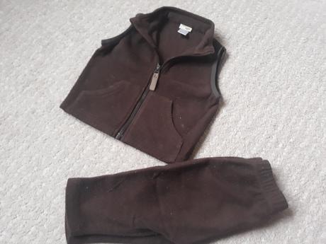Fleece súprava vesta a nohavice, quechua,80