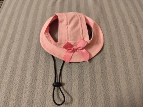 Bledo ružová čapica pre malého psíka, vel.m, 