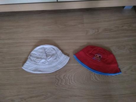 Dva letné klobúky vel. 116, mini mode,116