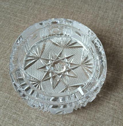 Krásne popolníky bohemia crystal,