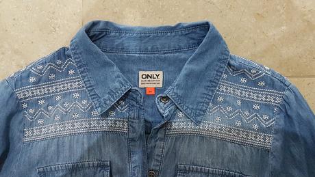 Riflová košeľa, only,34