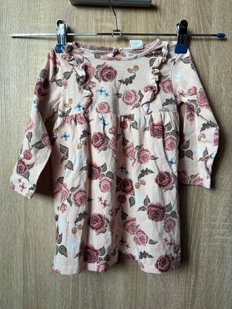 Kvetovane saty 86, h&m,86