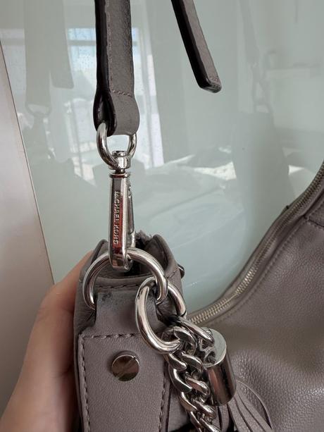 Sivá kabelka michael kors, michael kors