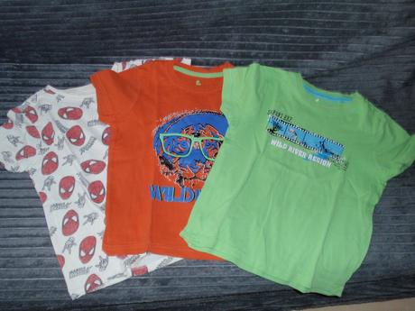 Tričká 3x - cena spolu, lupilu,110