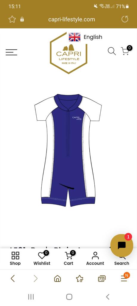 Uv overal capri velk116 top stav, 116