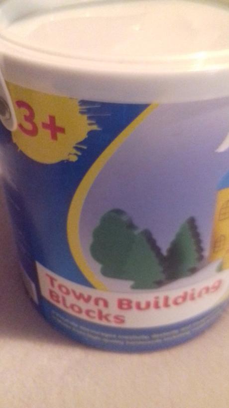 Drevene kocky vo vedierku farebne  50 ks, 