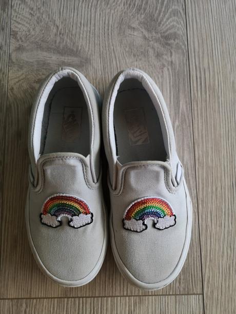 Svetlomodrá platené topanky vans veľ. 30, vans,30