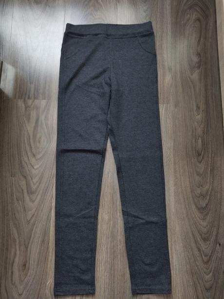 Bavlnené tvarovacie leginy-tmavo sivé, l