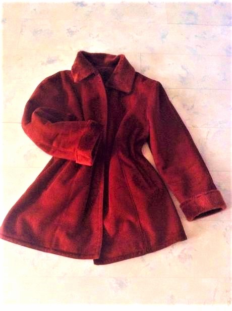 Syntetický teplý 3/4 kožuštek, xl