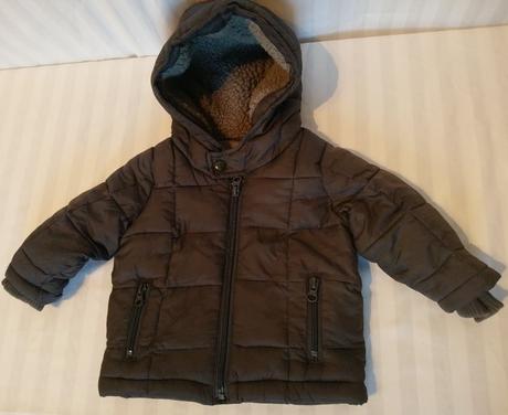Chlapčenská tmavo sivá zimná bunda, gap, gap,74