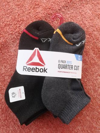 Reebok ponožky 6ks veľkosť 36-42, reebok,36 - 42