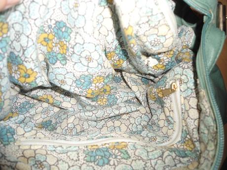 Bledozelena damska kabelka,