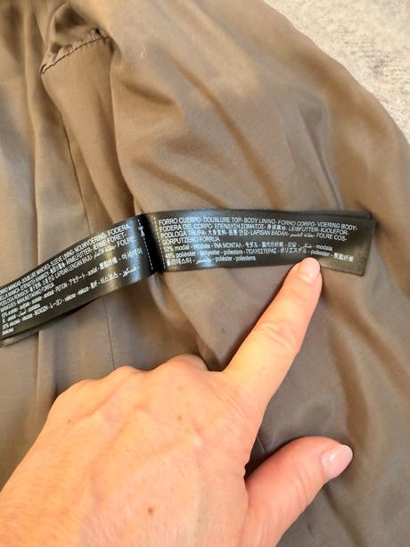 Vlnený kabát massimo dutti, xs