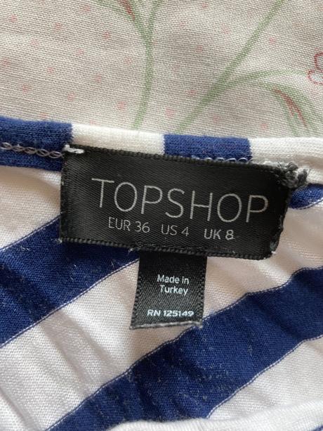 Top shop pásikavé šaty, topshop,36