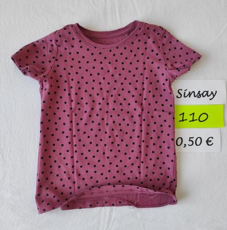 Tričká krátky rukáv, rôzne, sinsay,110