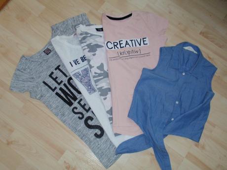 Tričká 5x - cena spolu, 146