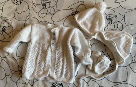 Set - čiapky 2ks + rukavičky - 3ks, 56