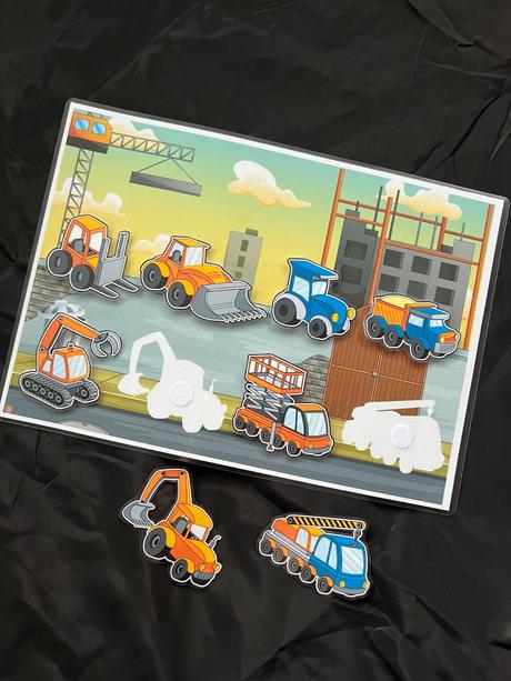 Didaktická zalaminovaná aktivita na suchý zips,