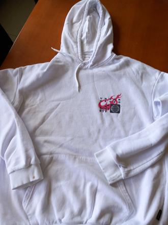 Mikina biela-vzor, s