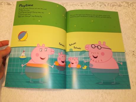 Peppa goes swimming sticker activity nau22, 