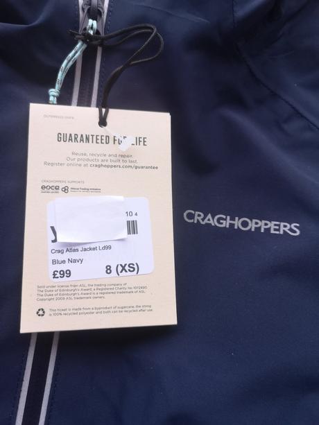 Craghoppers dámska nepremokavá bunda veľkosť l, l