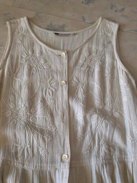 Luxusné ľanové šaty, l