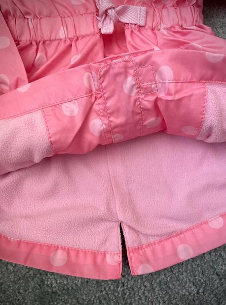 Ružová bundička s bodkami, young dimension,80