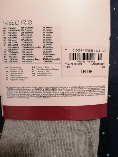 Pančušky 1ks 134/140, 134