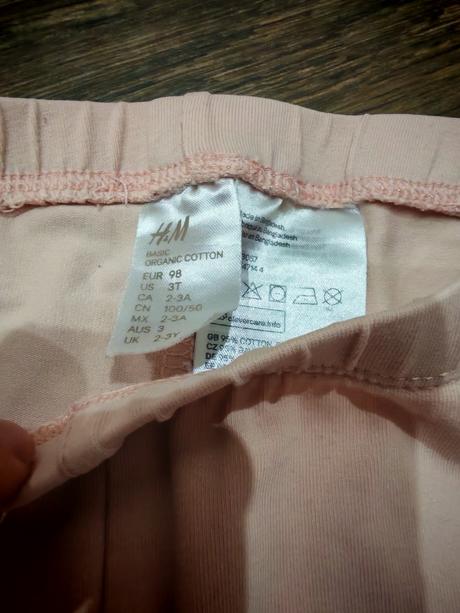 Legíny veľ. 98/104 3ks, h&m,98