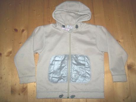Detská mikina na zips, 122