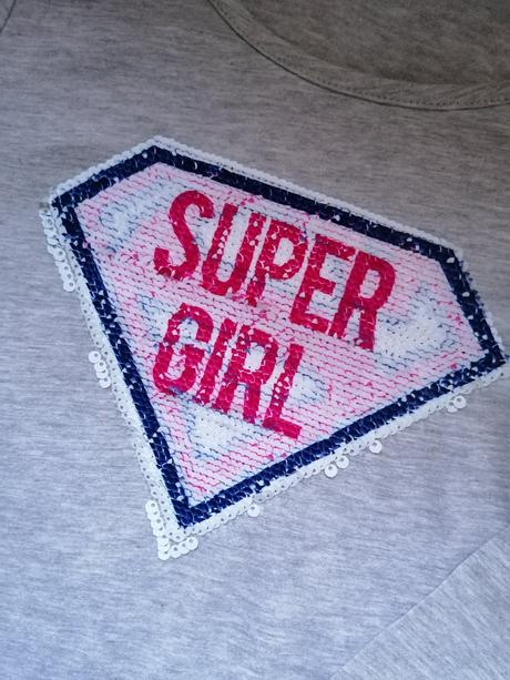 Tričko s otočnými flitrami 122 /128, 122