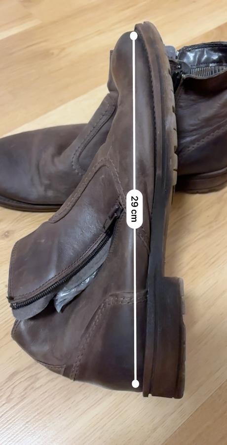 Čižmy kožené 43, 43