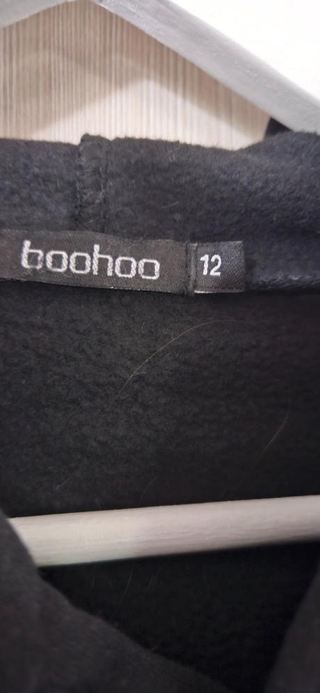 Čierna crop mikina, m