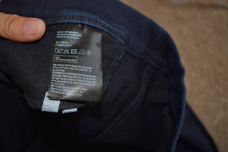 Nové elastické rifle skinny, h&m,34