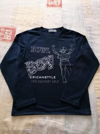 Chlapčenské tričko s dlhým rukávom na na 6 rokov, 116