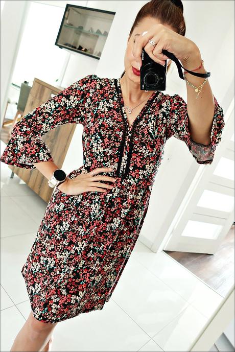 Kvetinové letné šaty, f&f,34