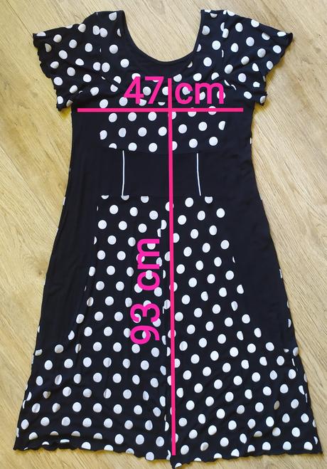 Bodkované šaty jersey, 42