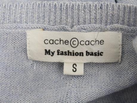 -s ozdobnými lakťami pulóver cache cache veľ. s, s