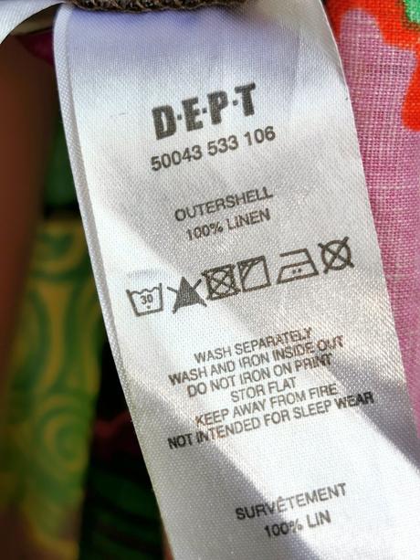 D. e. p. t. - krásne letné šaty z ľanu, m