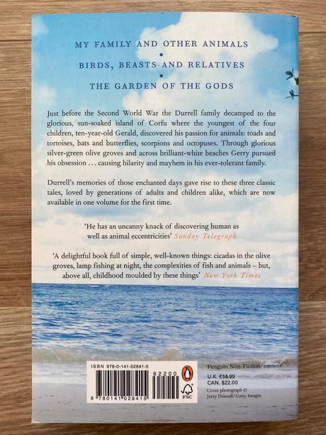 Nečítaná kniha od gerald durell,