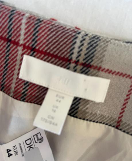H&m káro sukňa vel.44/l-xl, h&m,44 / l / xl