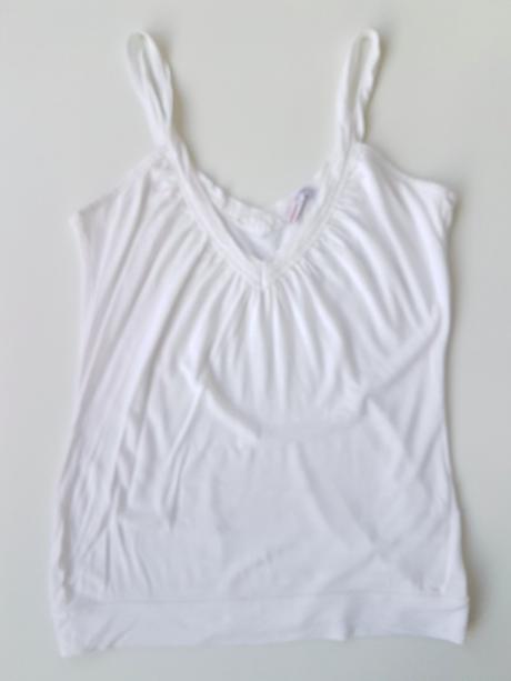 Tielko s výstrihmi, papaya,m