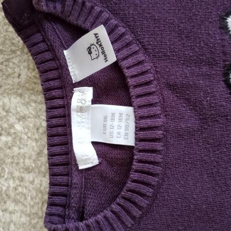 Pletené fialové šaty, 86